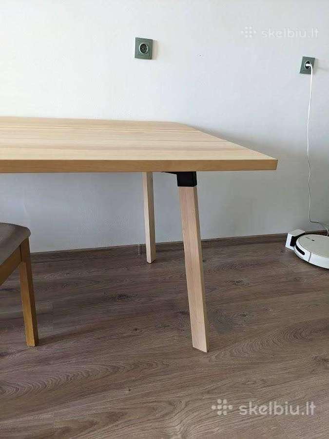 Valgomasis stalas 200x90cm, uosio lukstas. - nuotraukos Nr. 2