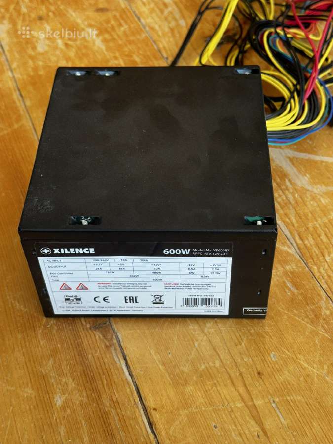 Psu: 600w xilence - nuotraukos Nr. 2
