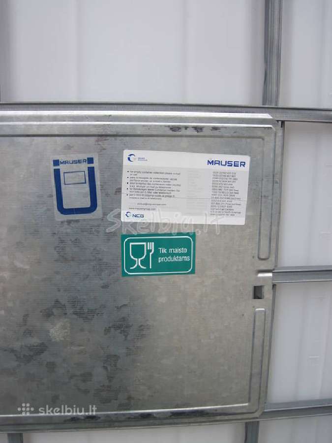 Talpa 1000l ibc talpyklos, statines. - nuotraukos Nr. 3