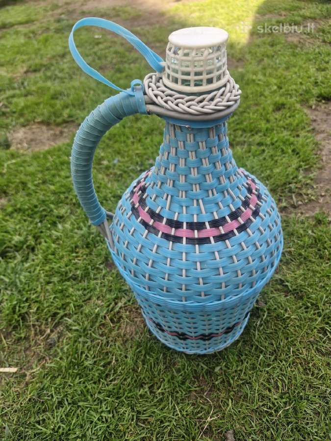 Pintas stiklinis demižonas (butelis), 5l - nuotraukos Nr. 2