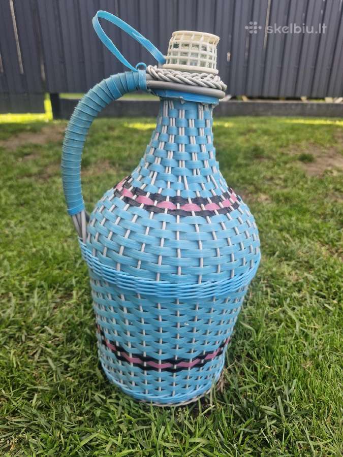 Pintas stiklinis demižonas (butelis), 5l - nuotraukos Nr. 3