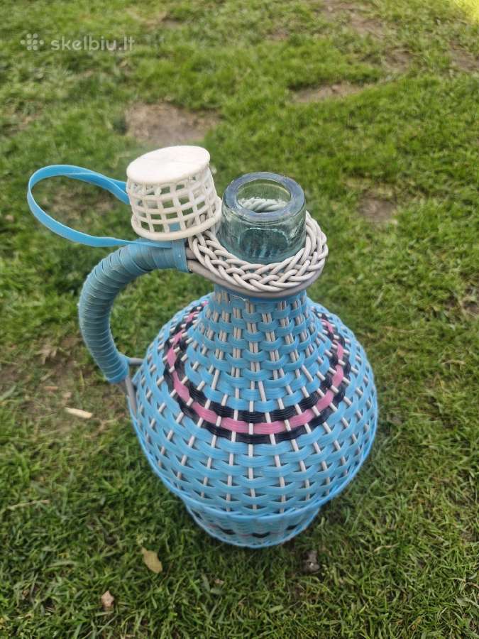 Pintas stiklinis demižonas (butelis), 5l - nuotraukos Nr. 4