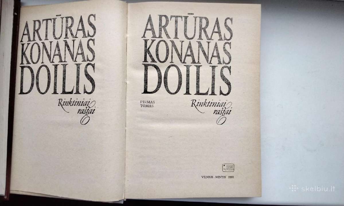 A. Konanas Doilis. Rinktiniai raštai. Pirmas tomas - nuotraukos Nr. 2