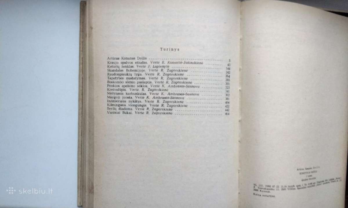 A. Konanas Doilis. Rinktiniai raštai. Pirmas tomas - nuotraukos Nr. 8