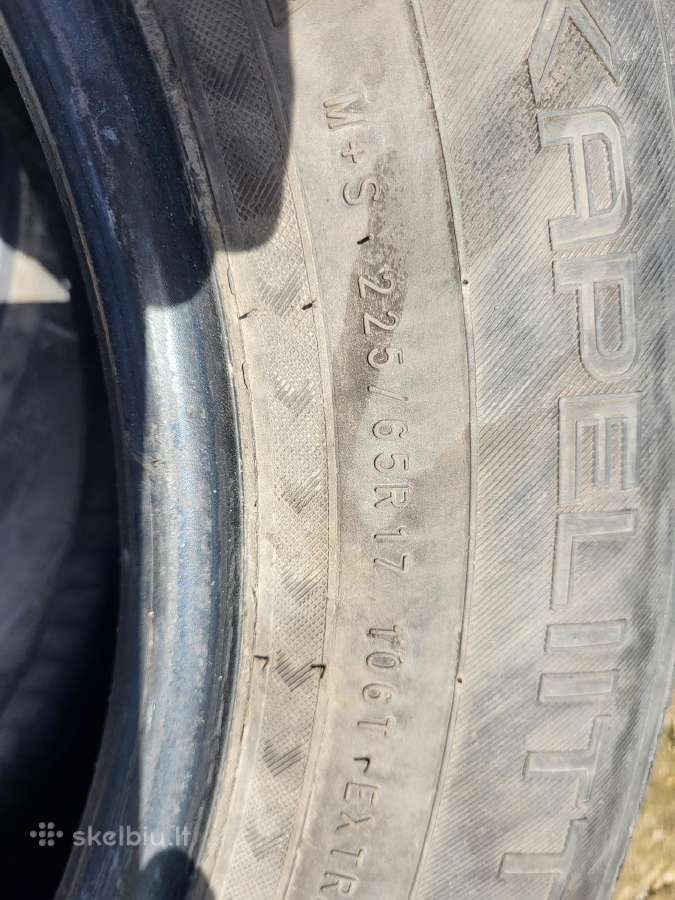Žieminės Nokian 225 65 R17 padangos - nuotraukos Nr. 6