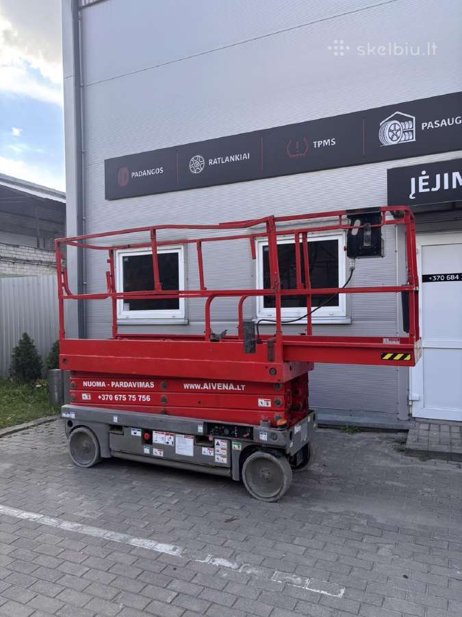 Žirklinis keltuvas 10 m. Haulotte Compact 10n - nuotraukos Nr. 3