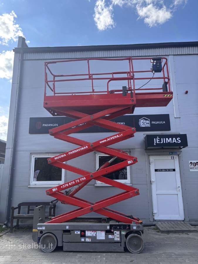 Žirklinis keltuvas 10 m. Haulotte Compact 10n - nuotraukos Nr. 5