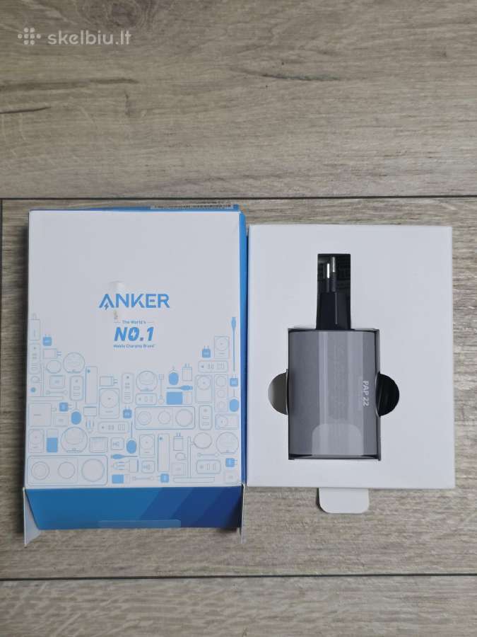 Naujas Anker Nano Charger 100w (A2679) su Usb-c k - nuotraukos Nr. 4