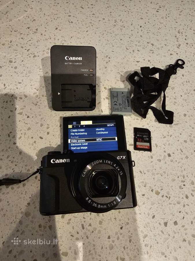 Canon G7x Mark II (Mark 2) - nuotraukos Nr. 2