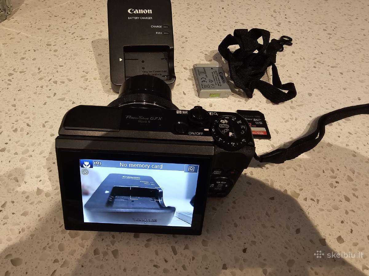 Canon G7x Mark II (Mark 2) - nuotraukos Nr. 3