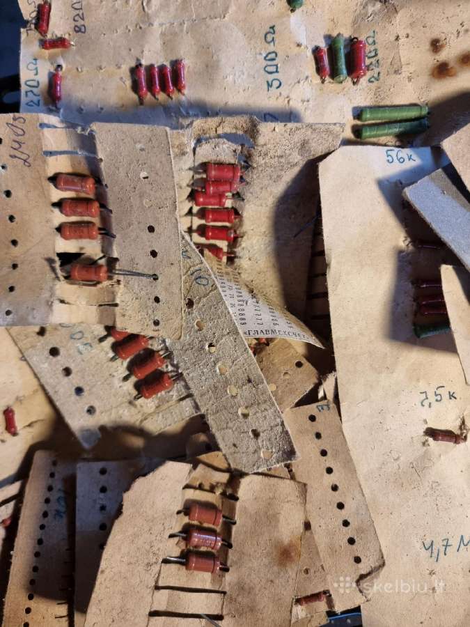 Nenaudoti tarybiniai elektronikos komponentai - nuotraukos Nr. 7