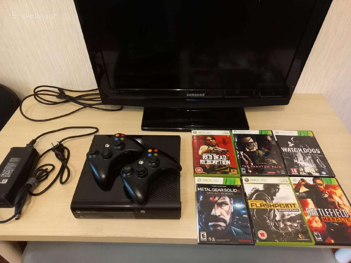 Atrištas Xbox 360 250gb - nuotraukos Nr. 2