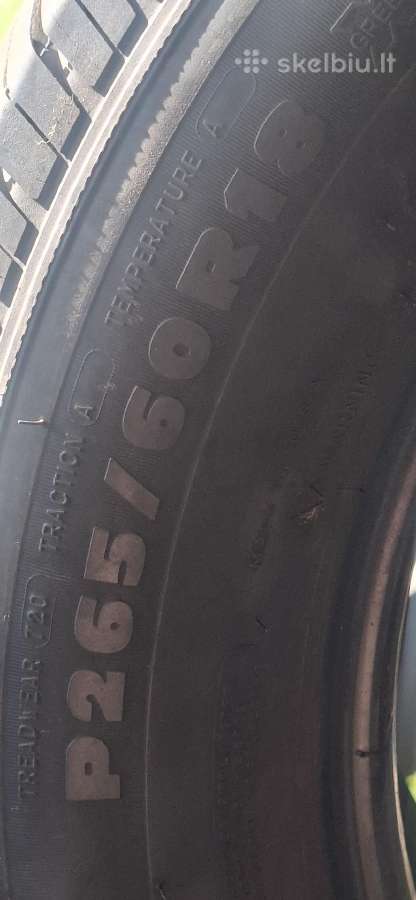 265/60r18 Mishelin - nuotraukos Nr. 3