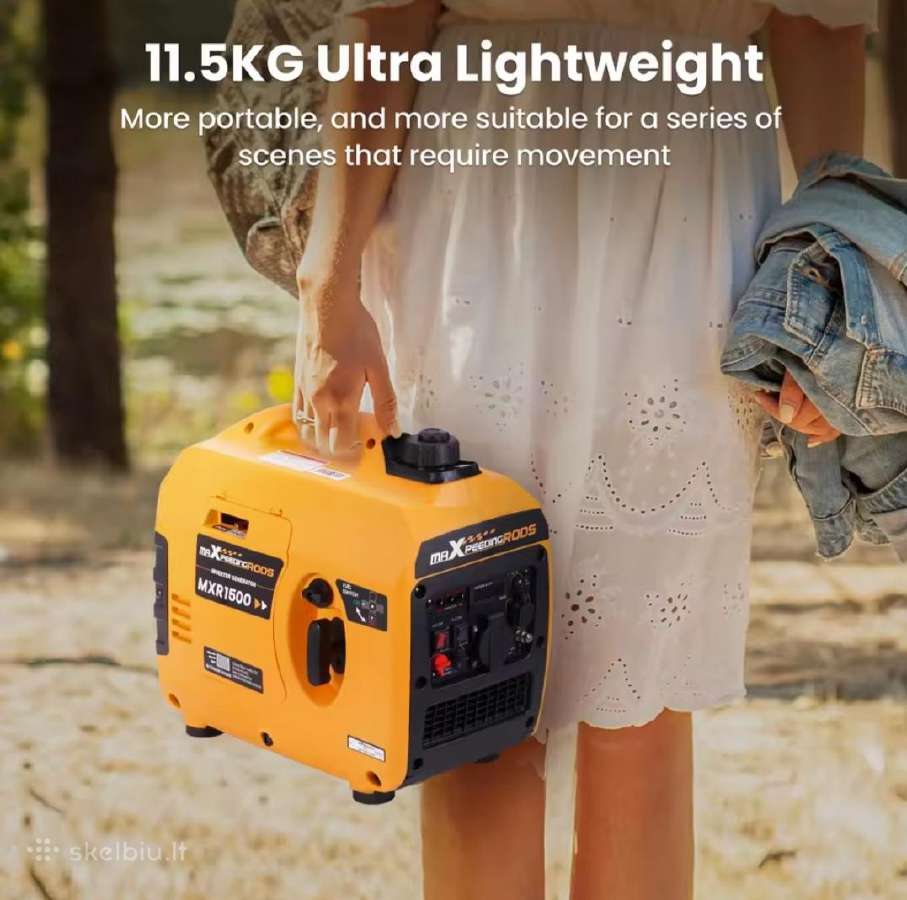Inventorinis mini generatorius Mxr1200w. - nuotraukos Nr. 2