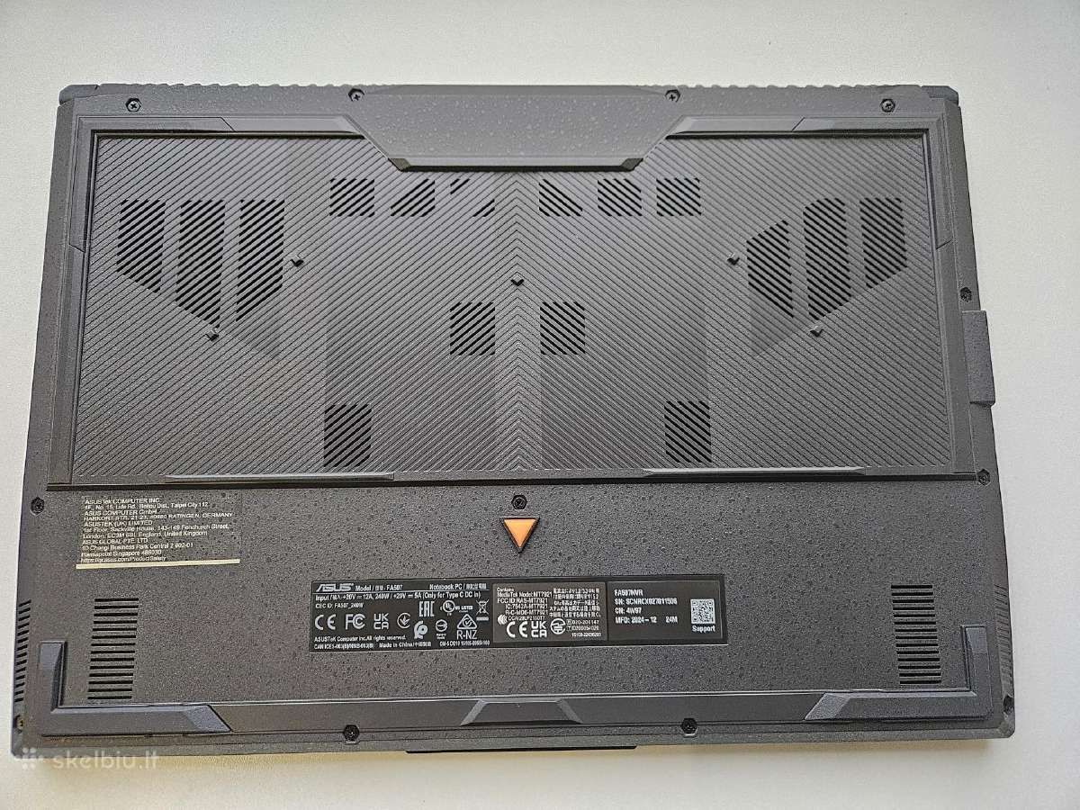 Asus Tuf Gaming A15 su Rtx 4060 - nuotraukos Nr. 2