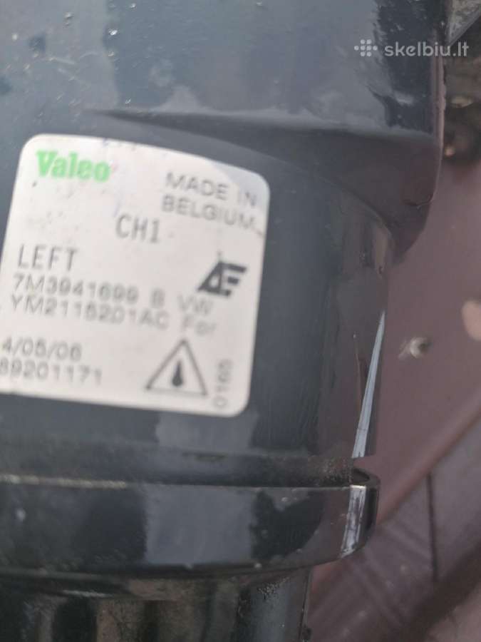 Seat Alhambra Priešrūkinės lempos ir grotelės - nuotraukos Nr. 4