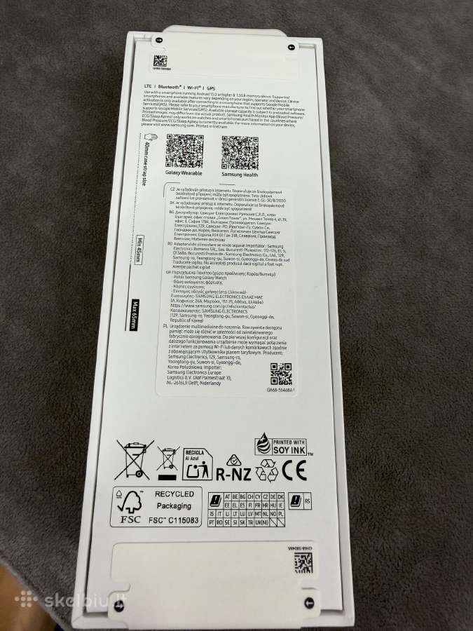 Naujas Samsung Galaxy Watch 9 40mm baltas - nuotraukos Nr. 2
