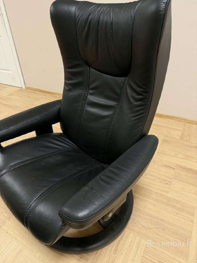 Odinis Ekornes Stressless Recliner su pakoju - nuotraukos Nr. 4