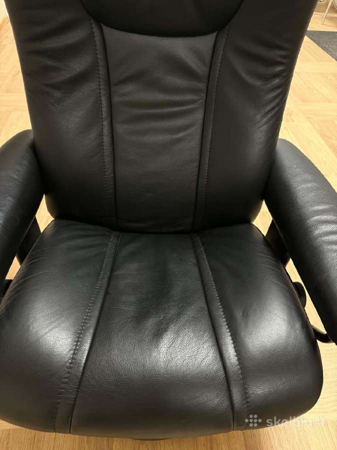 Odinis Ekornes Stressless Recliner su pakoju - nuotraukos Nr. 5