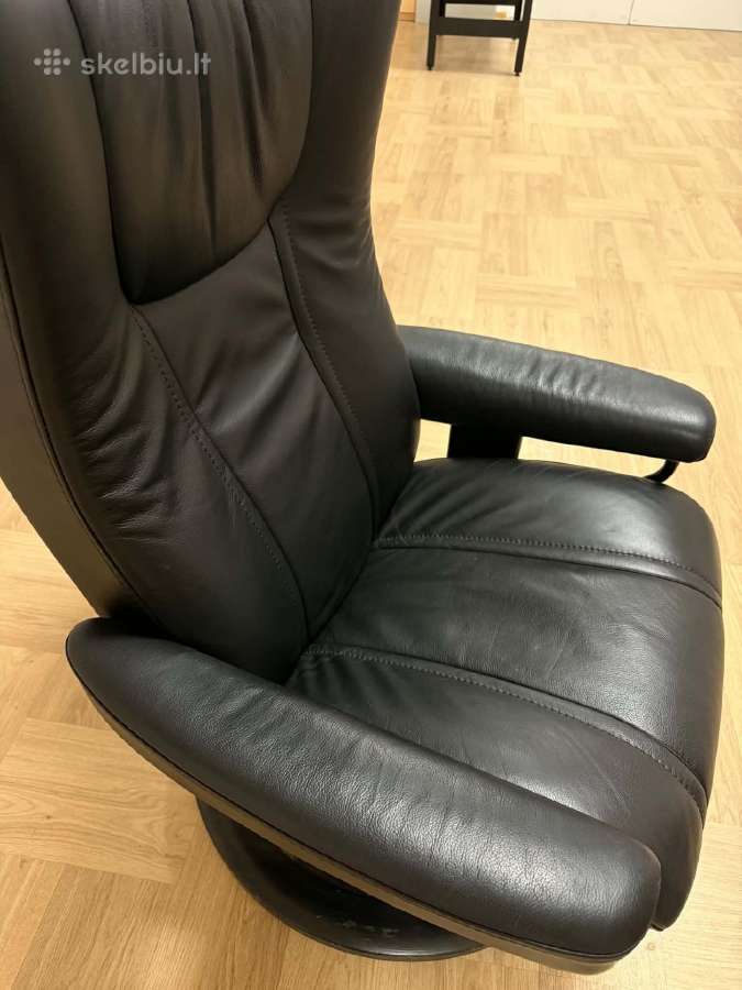 Odinis Ekornes Stressless Recliner su pakoju - nuotraukos Nr. 6