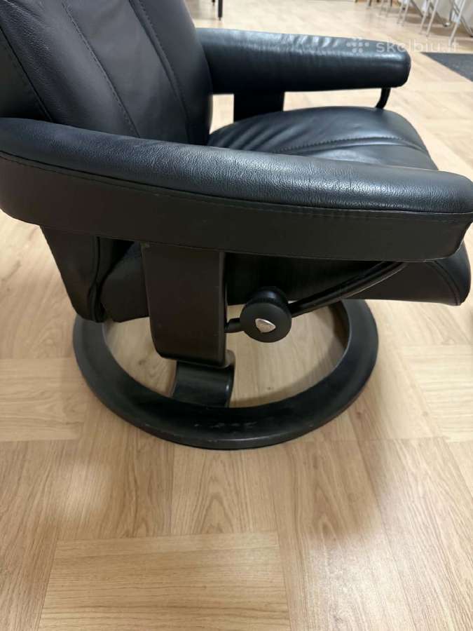 Odinis Ekornes Stressless Recliner su pakoju - nuotraukos Nr. 8