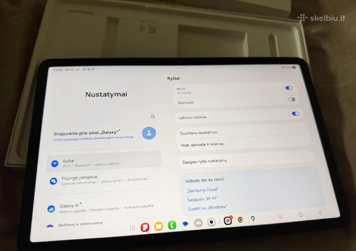 Samsung galaxy tab s8 5G 128gb - nuotraukos Nr. 3