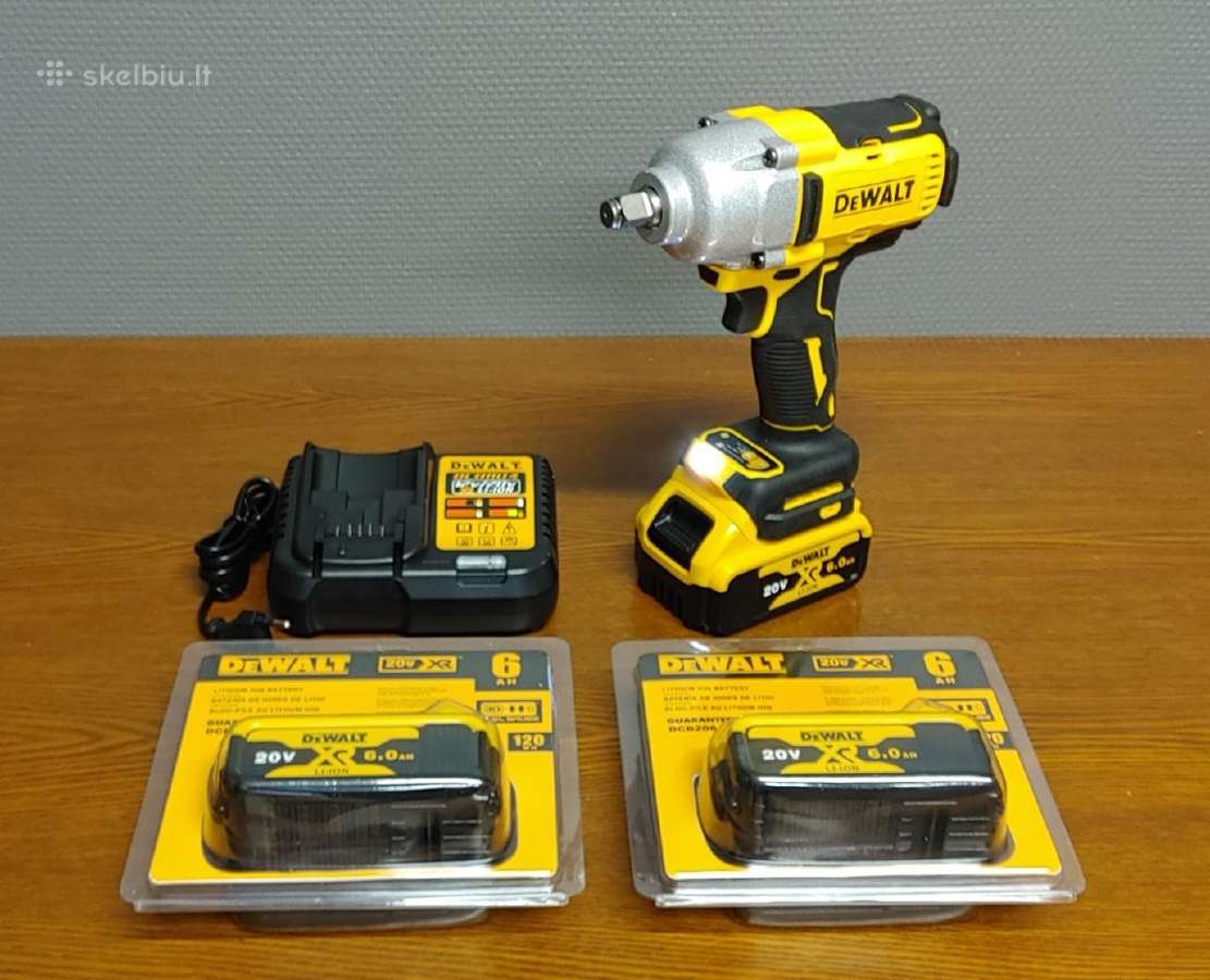 Dewalt Dcf892 20v Smūginis Suktuvas 1/2" - nuotraukos Nr. 17