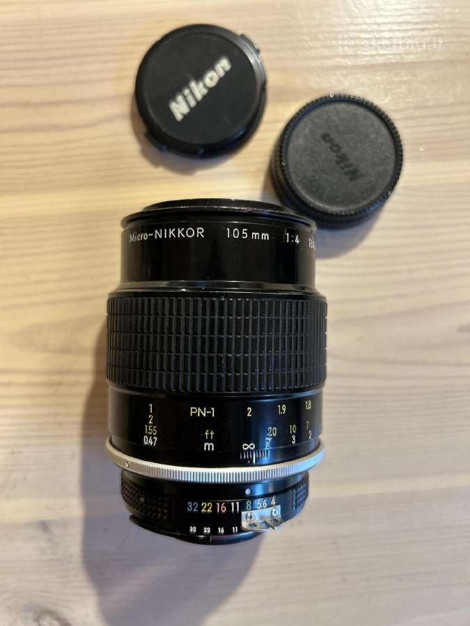 Nikon makro objektyvas Micro-nikkor 105mm f/4 Ai - nuotraukos Nr. 2