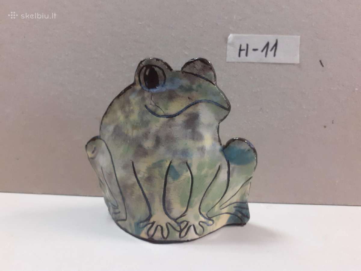 Keramikinė rankų darbo varlė - nuotraukos Nr. 6