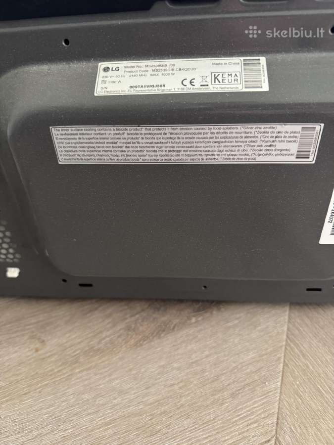LG Ms2535gib Mikrobanginė - 25l - nuotraukos Nr. 7