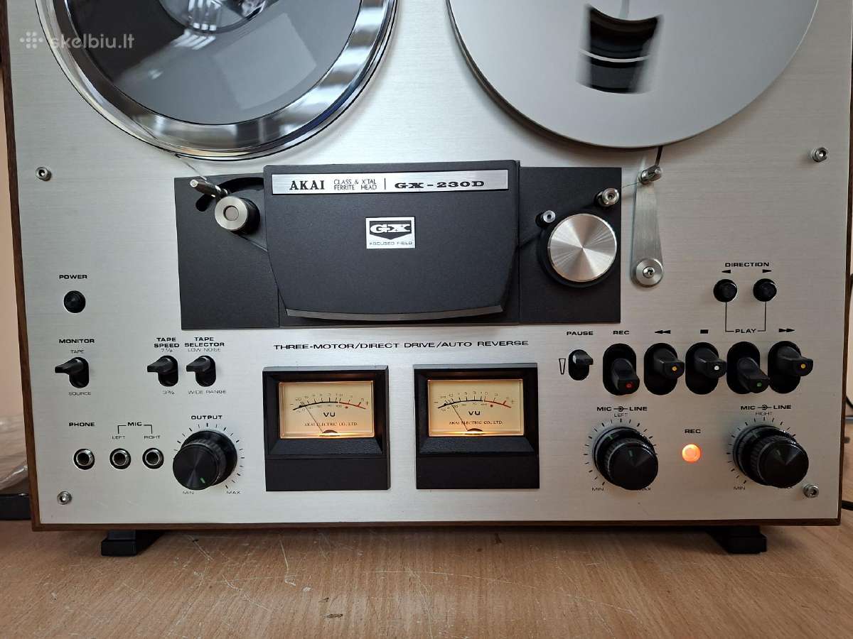 Juostinis magnetofonas Akai GX-230d - nuotraukos Nr. 2