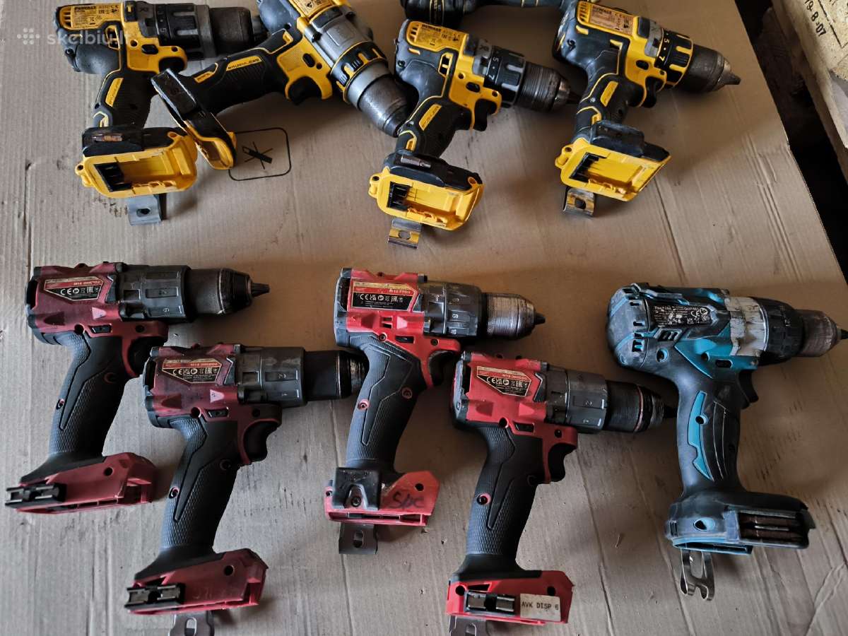 Milwaukee Dewalt Makita suktuvai greztuvai - nuotraukos Nr. 5