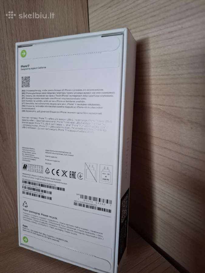 Apple iPhone 17 256gb - nuotraukos Nr. 2