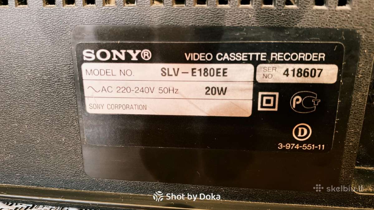 Sony Slv-e180ee - nuotraukos Nr. 8