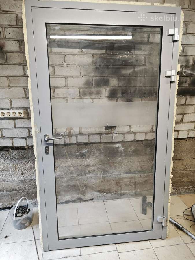 Aliuminės placios durys 207 118 - nuotraukos Nr. 2