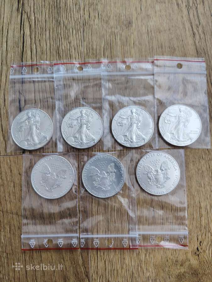 1oz sidabrine moneta 999 - nuotraukos Nr. 3