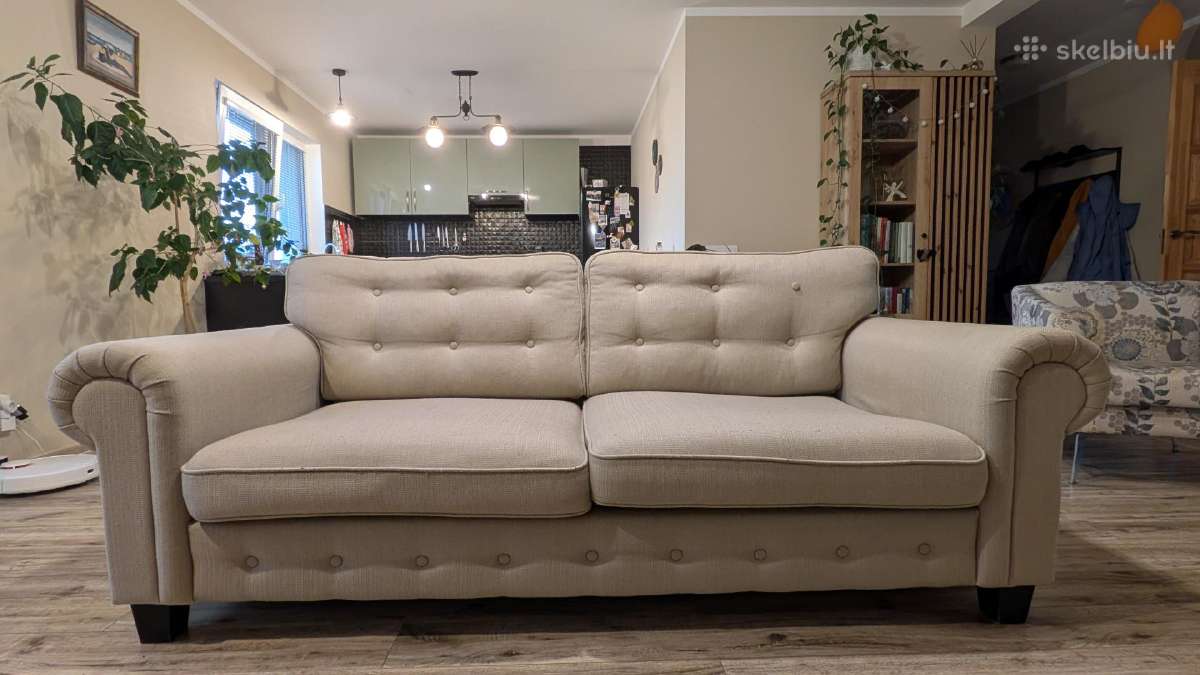 Klasikinė svetainės sofa - nuotraukos Nr. 2
