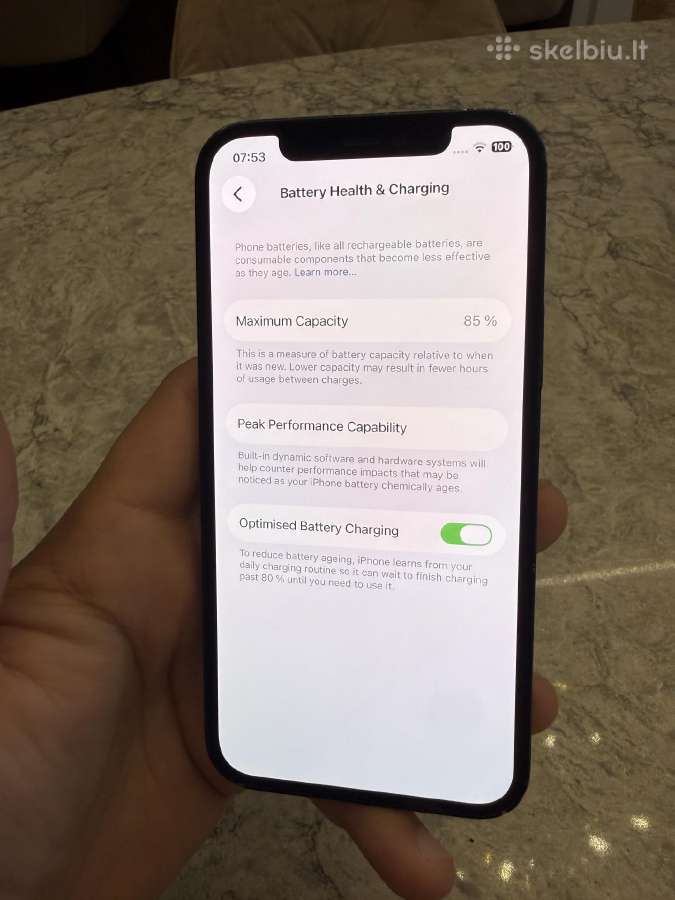iPhone 12, 64gb 85% - nuotraukos Nr. 3