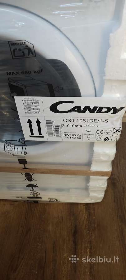 Skalbimo mašina Candy Cs4 1061de/1-s, 6 kg, balta - nuotraukos Nr. 2