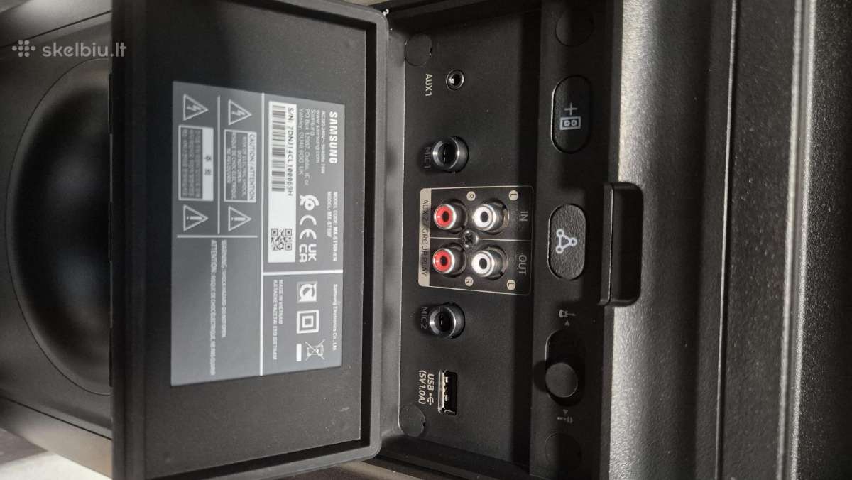 Muzikinis centras Samsung Soundtower St50f - nuotraukos Nr. 4