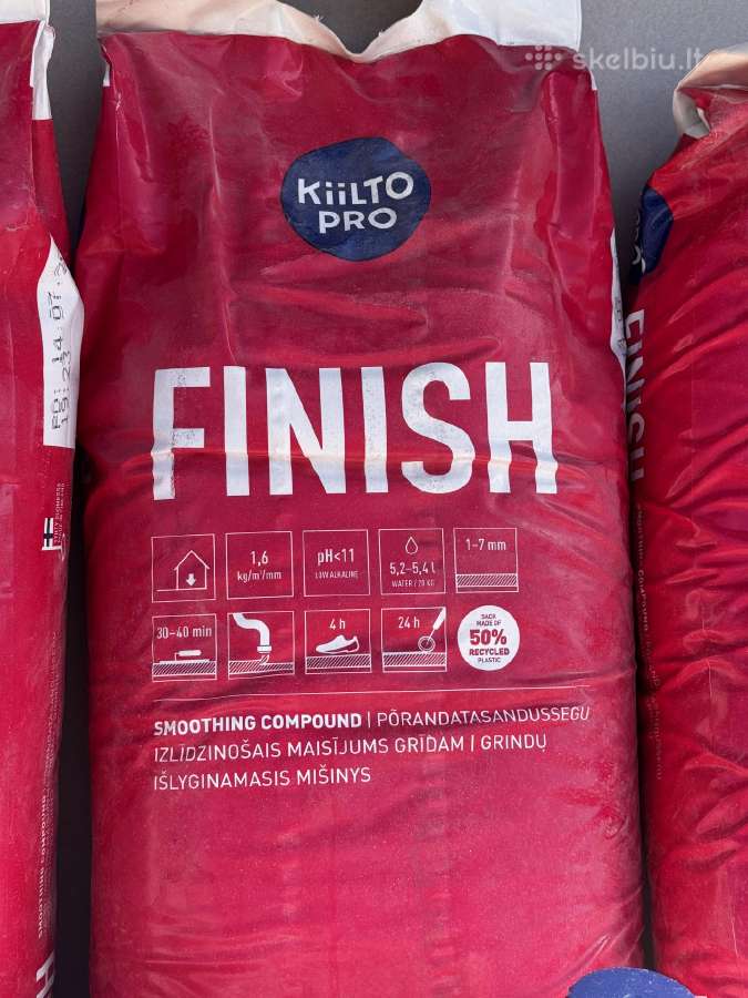 Kiilto Finish mišinys ir Start primer gruntas - nuotraukos Nr. 3