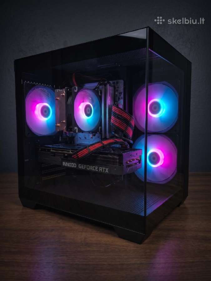 Pc Rtx 5070 12gb, Ryzen 5 5500x3d, 32gb RAM - nuotraukos Nr. 3