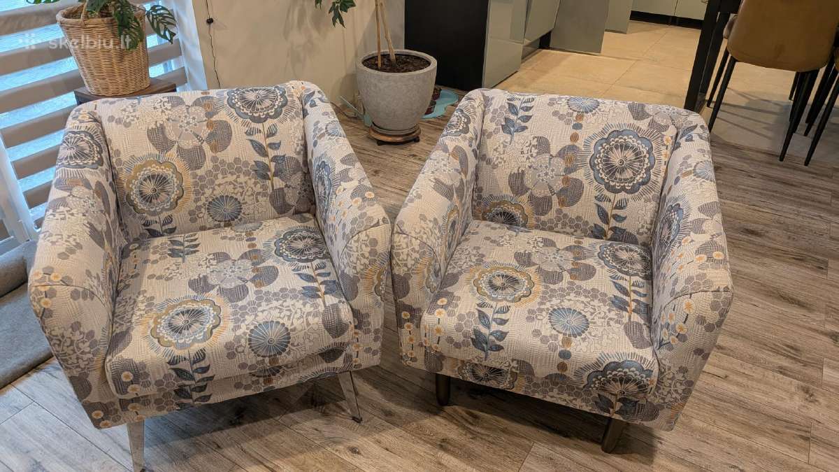 2 modernūs foteliai - nuotraukos Nr. 2