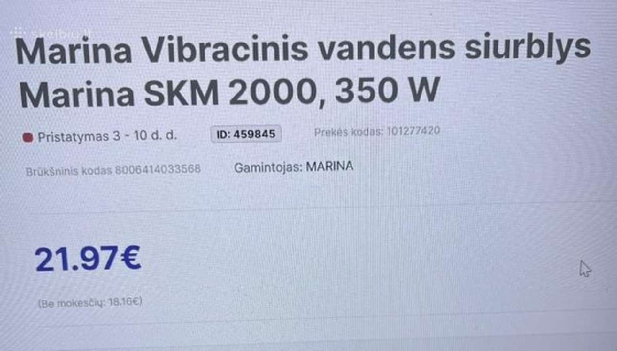 Dažų purkštuvas ir drenažiniai vandens siurbliai - nuotraukos Nr. 10