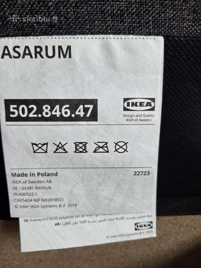 Sofa-lova Asarum - nuotraukos Nr. 8
