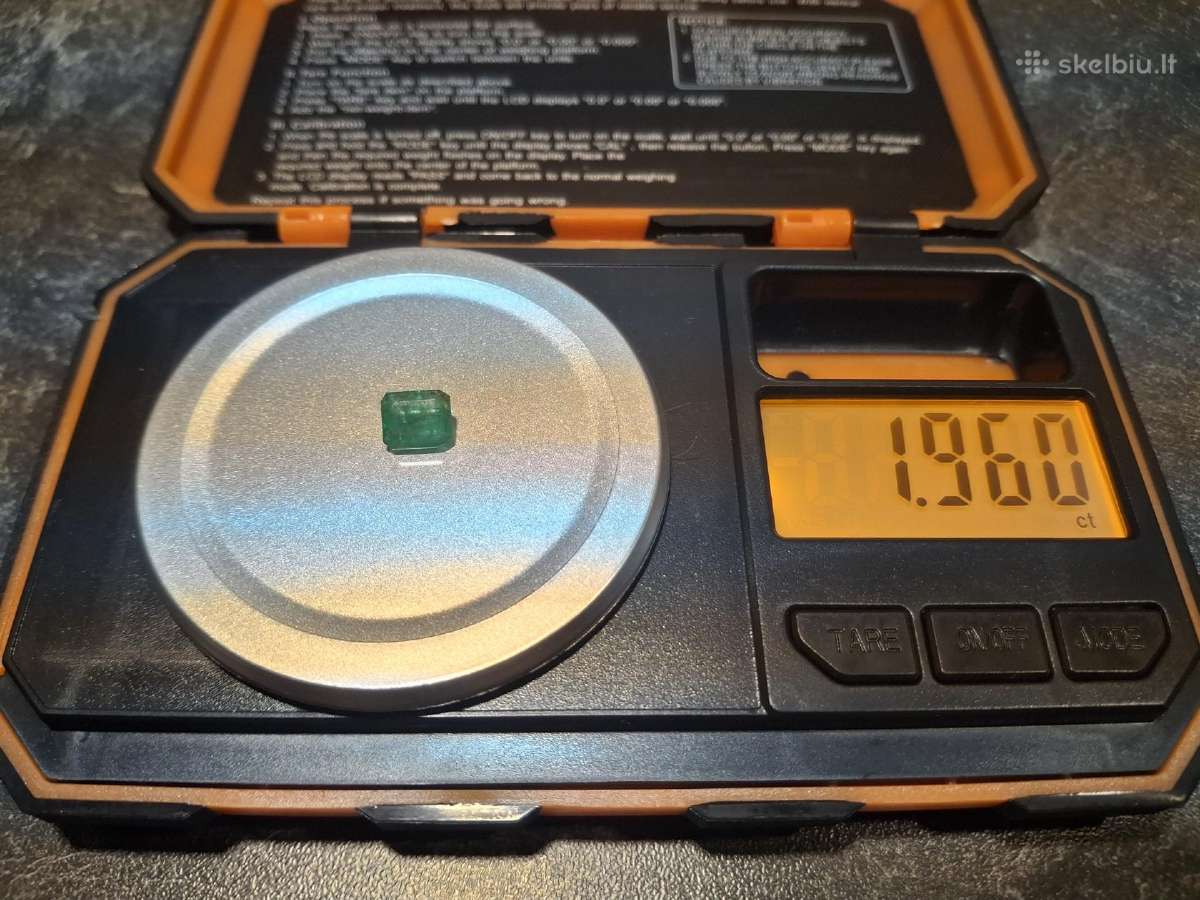 1.96ct Smaragdas (Zambija) Brangakmenis - nuotraukos Nr. 2