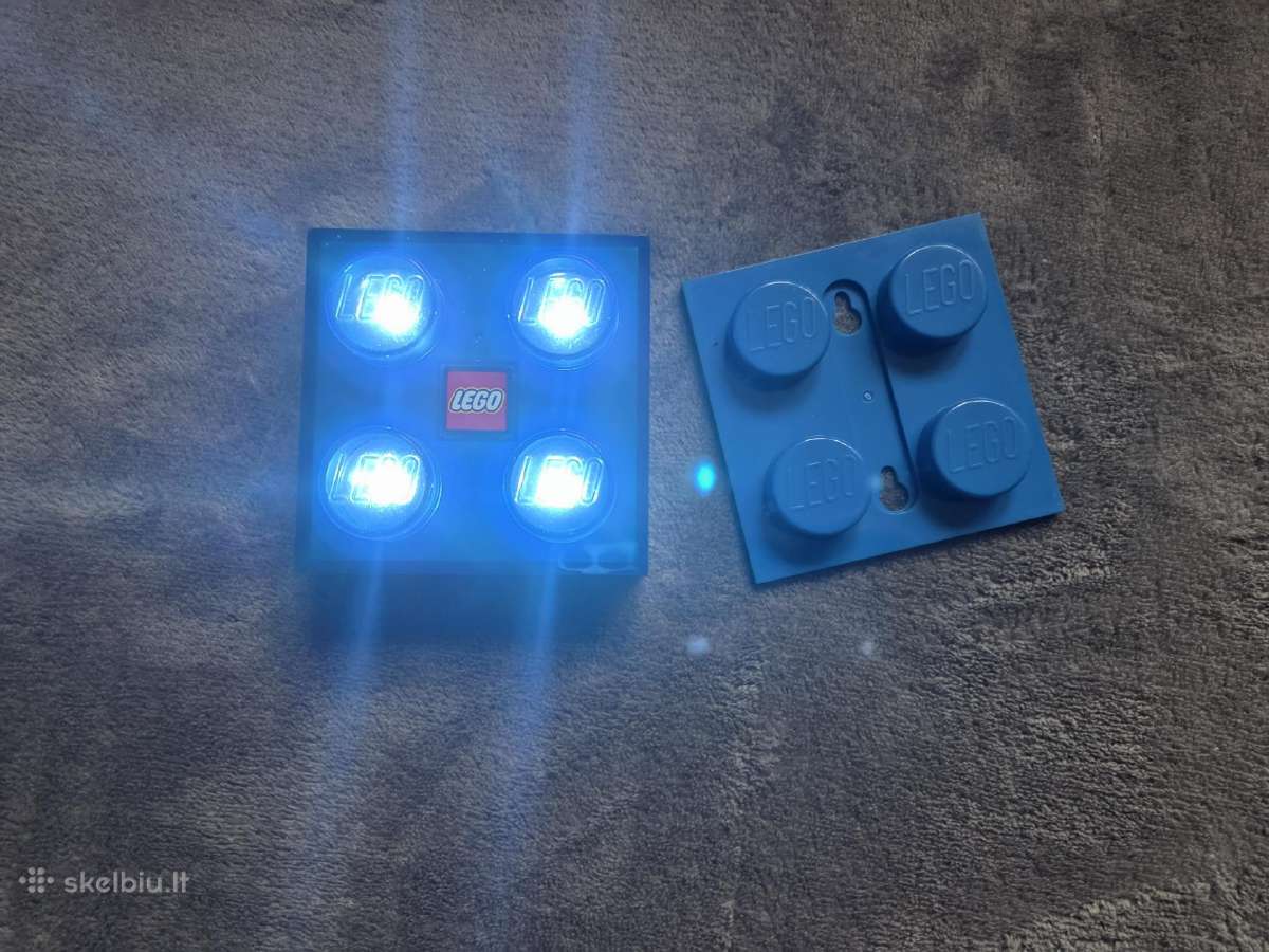 Originalus Lego šviečiantis naktinis šviestuvas - nuotraukos Nr. 2