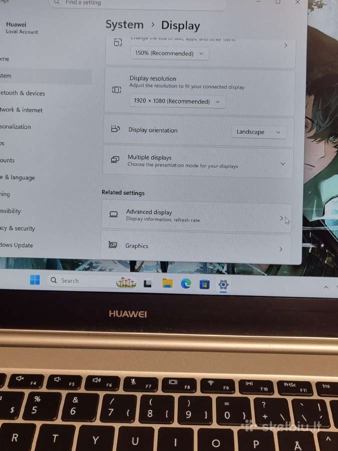 Huawei Matebook i5 - nuotraukos Nr. 6