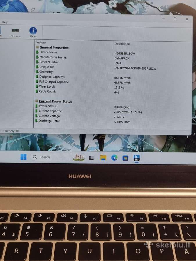 Huawei Matebook i5 - nuotraukos Nr. 8