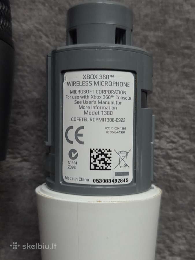 Belaidis mikrofonas Xbox 360 Wireless Microphone - nuotraukos Nr. 3